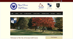 Desktop Screenshot of golflivonia.com